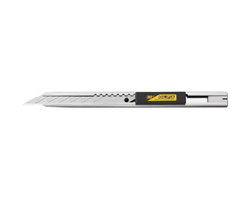 OLFA SAC-1 Paslanmaz Çelik 30 Derece Açılı Özel Grafik Dar Maket Bıçağı - Thumbnail